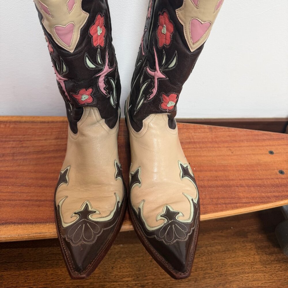 GORGEOUS Vintage Old Gringo Cowboy Boots - Picture 2 of 7